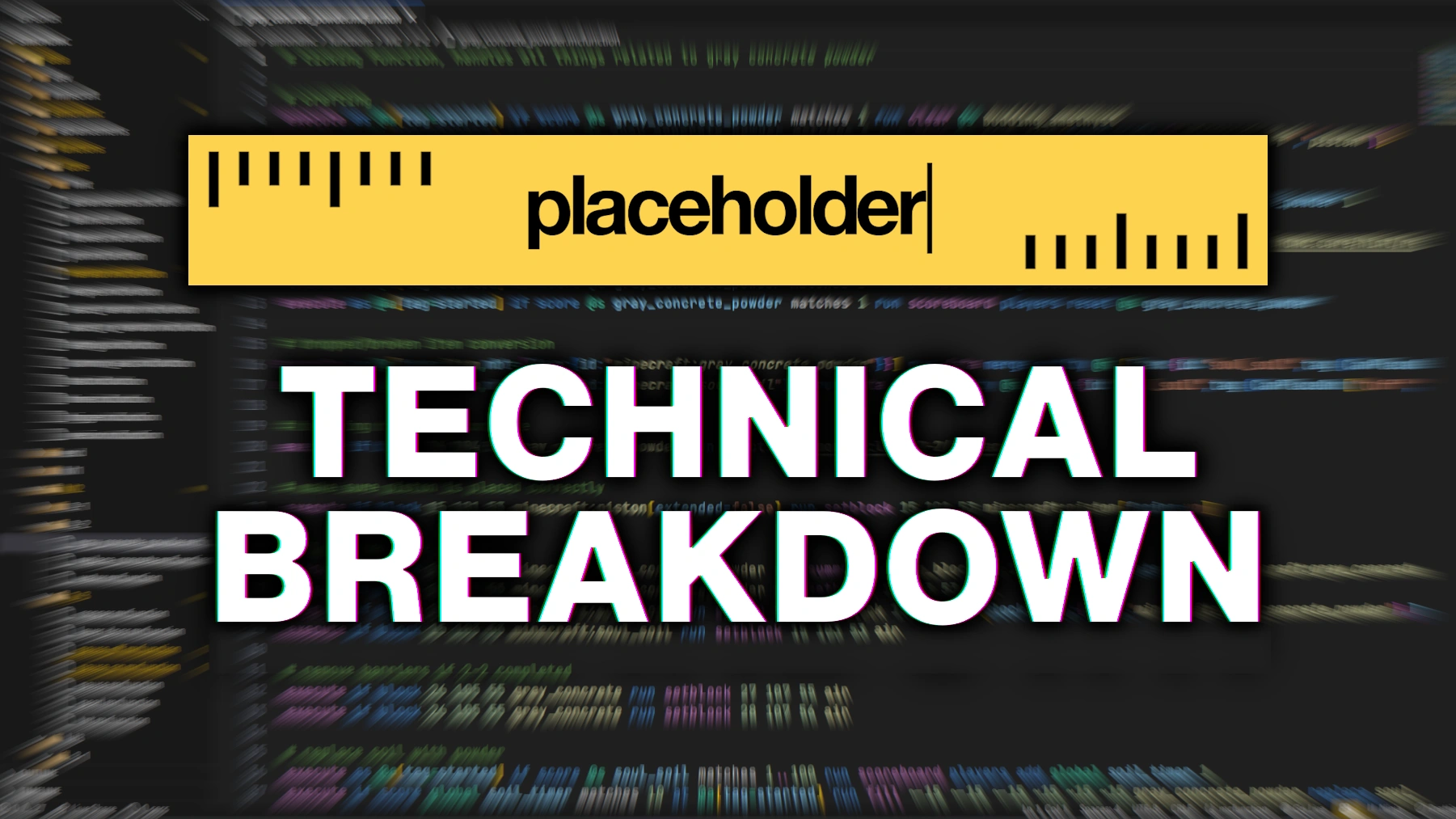 Placeholder Technical Breakdown Cover Image